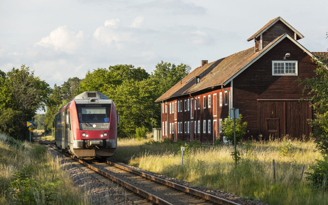 Färre tåg på Tjustbanan