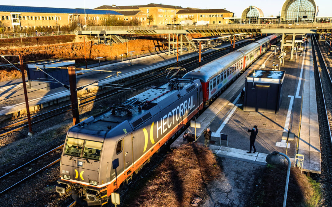 Danskar på svensk-tyska tåg