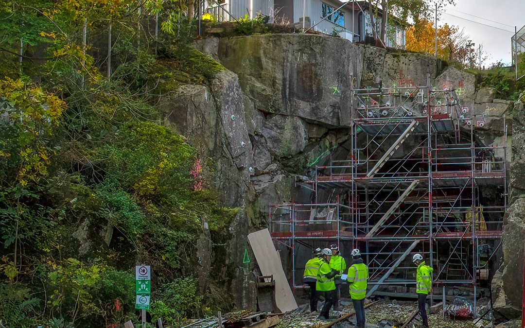 Dåligt berg i Bohusbanans tunnlar