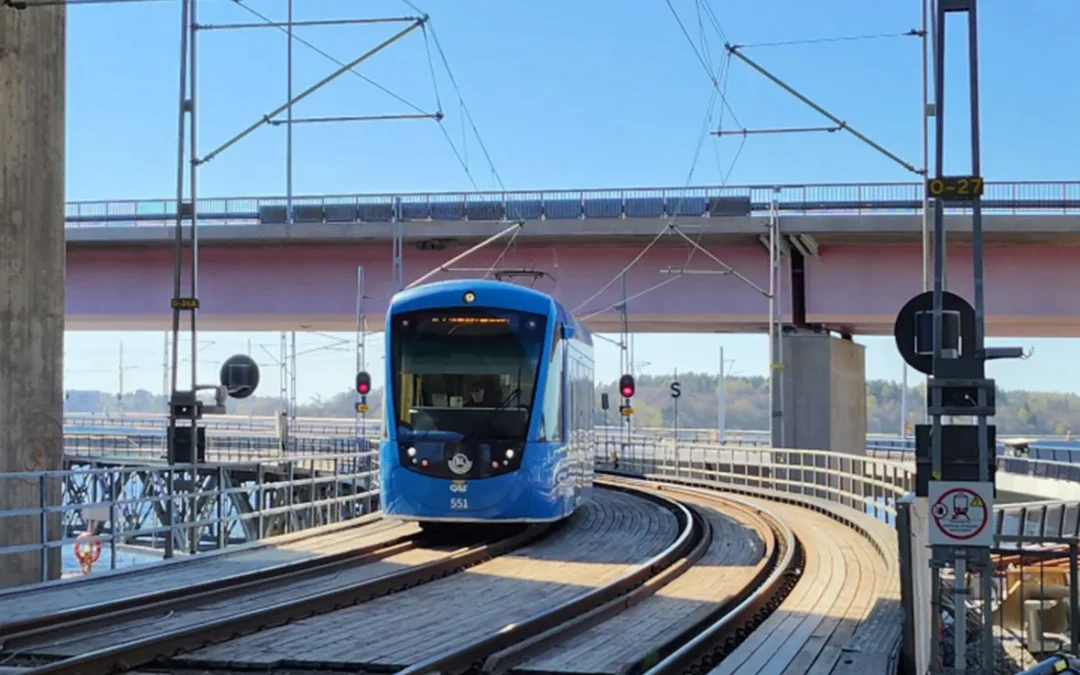 Trafikstart på Lilla Lidingöbron