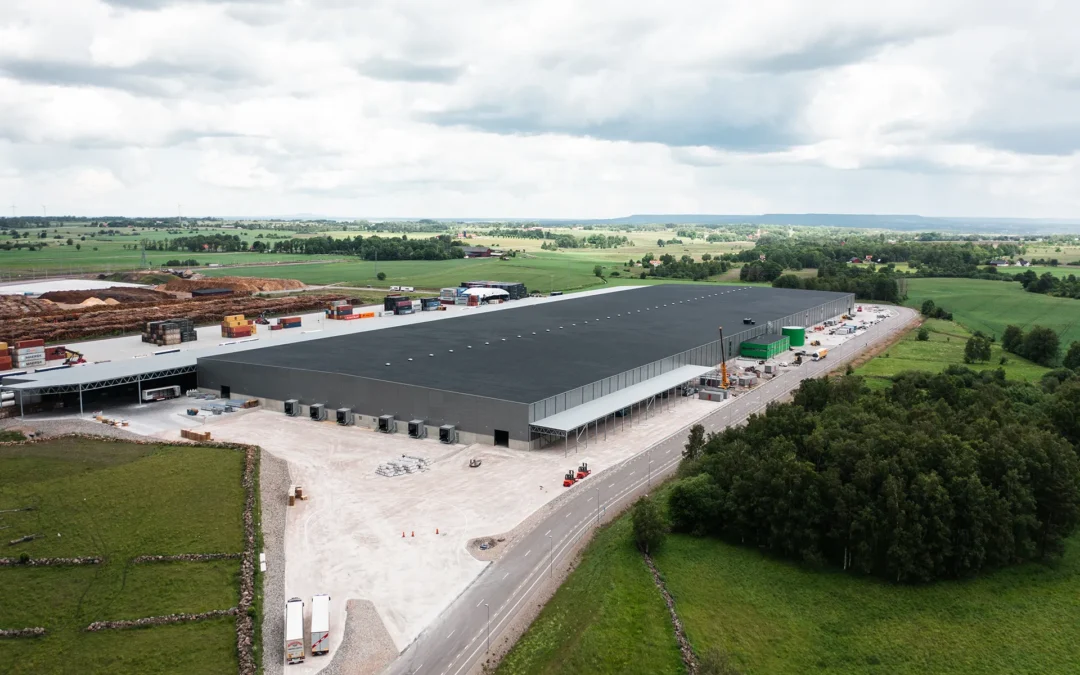 Intermodal terminal invigd i Falköping